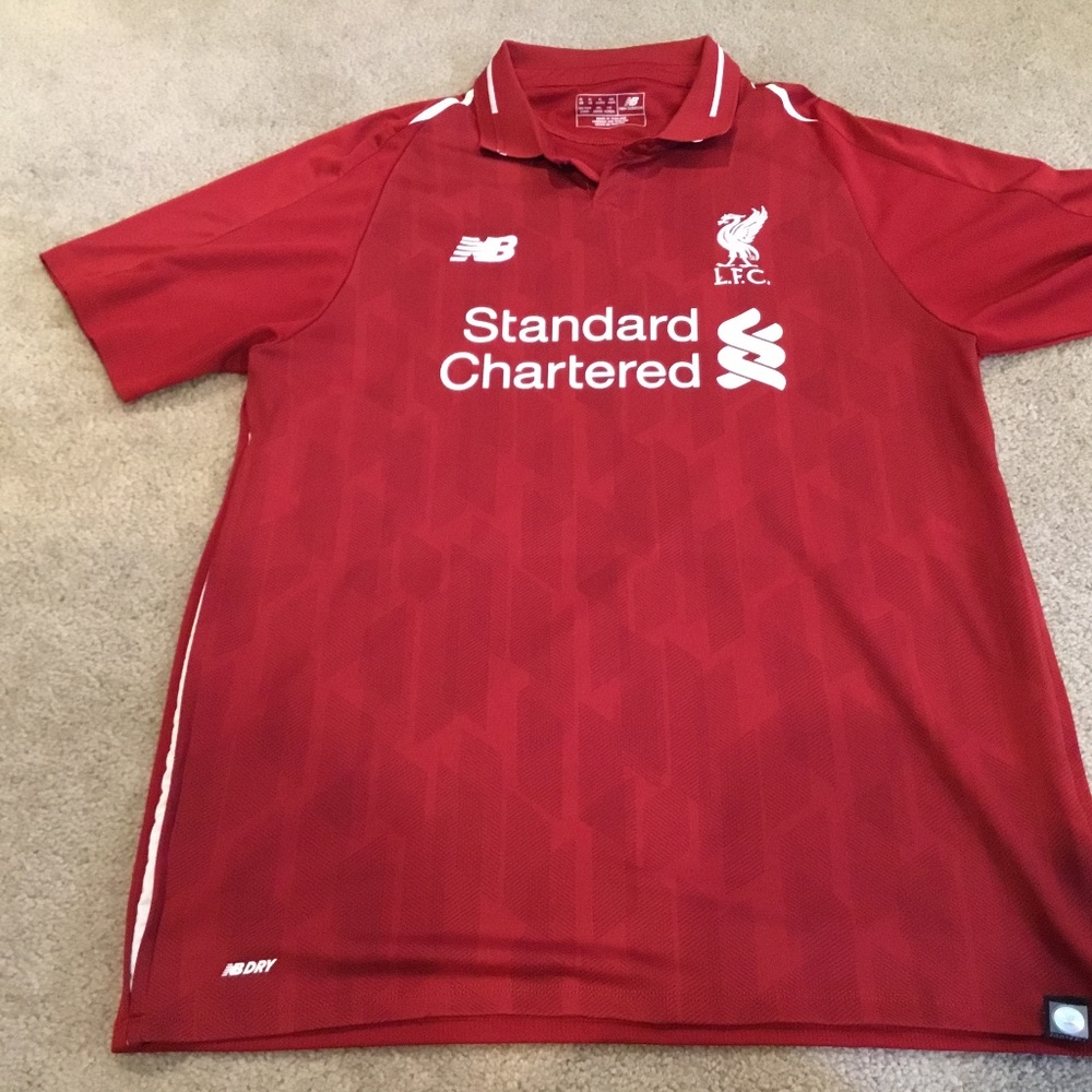 Liverpool Football Club Home Jersey Red New Balance XL VGC